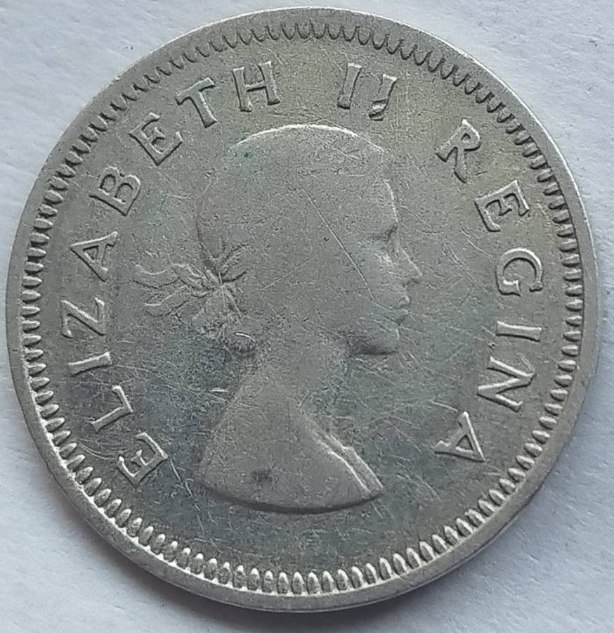 1958  Threepence Coin   (SILVER   0.500)             SUN16267