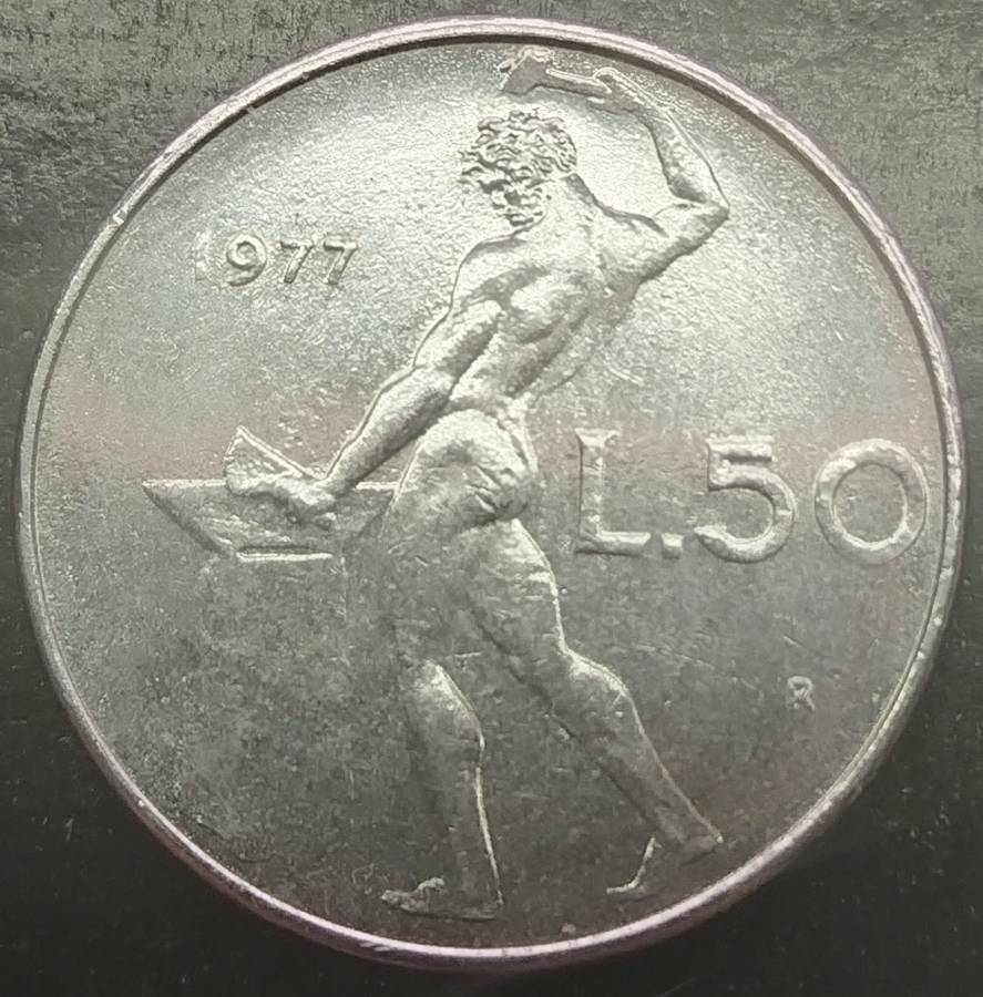 1977       50 Lire    ITALY         SUN16468~