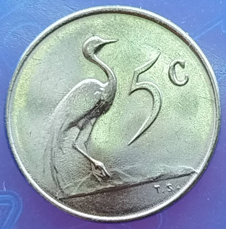 1965   5c   COIN   (Afrikaans)       SUN16755