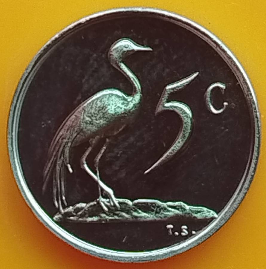 1976   5c   COIN  RSA                    SUN16956~