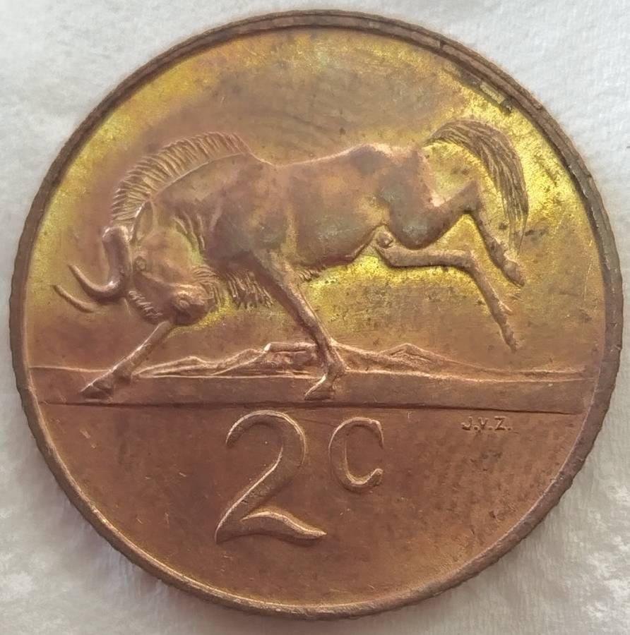 1968   2c   COIN   (Afrikaans)       SUN17166~