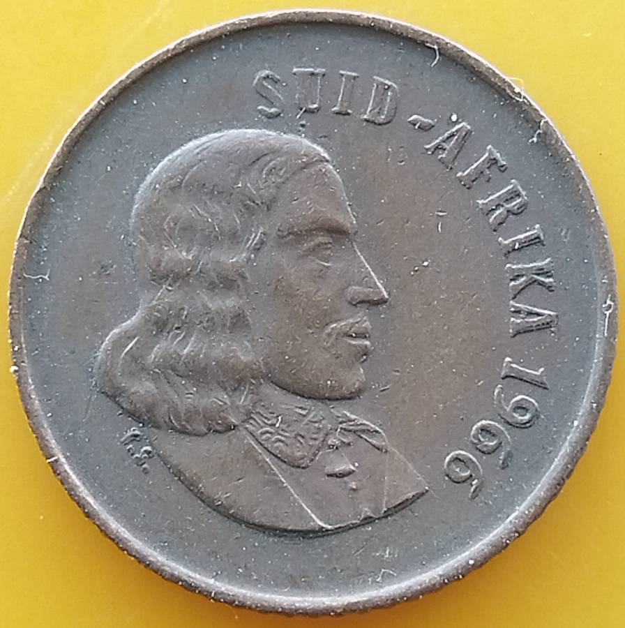 1966   1c   COIN   (Afrikaans)       SUN17931~