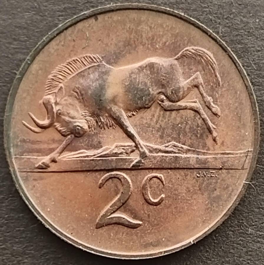 1967   2c   COIN   (Afrikaans)       SUN18128~