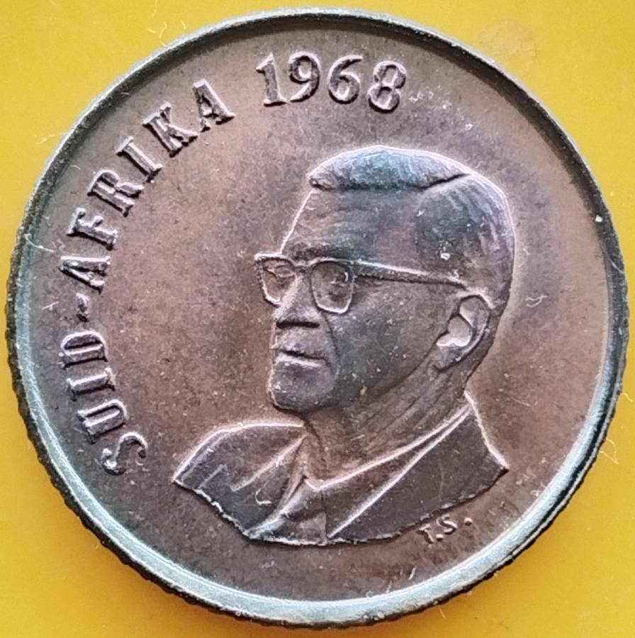 1968   1c   COIN   (Afrikaans)       SUN18143~