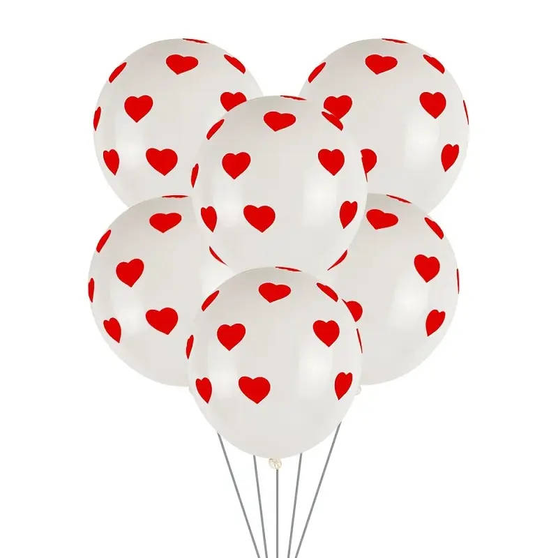 Heart Balloons  (24 pieces) - perfect for a romantic date or Valentine's Day