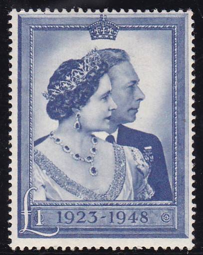 GB - KGVI, RSW 1 POUND SINGLE, FINE M/M (GUM CREASE) - CV:R920