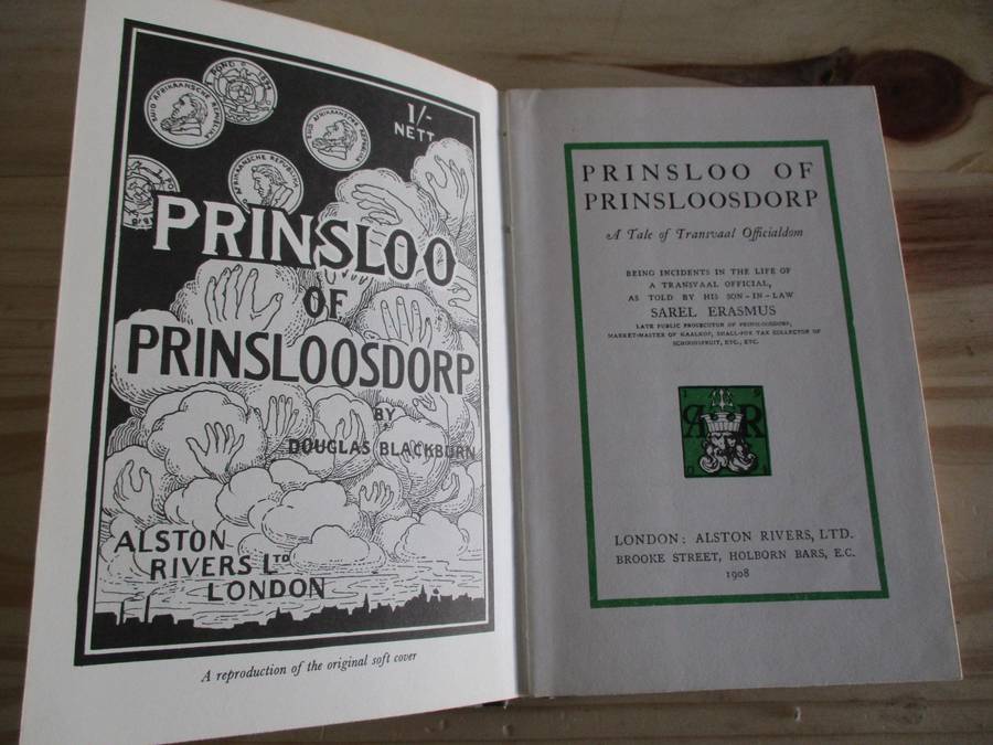 Prinsloo of Prinsloosdorp  A tale of Transvaal officialdom  Douglas Blackburn
