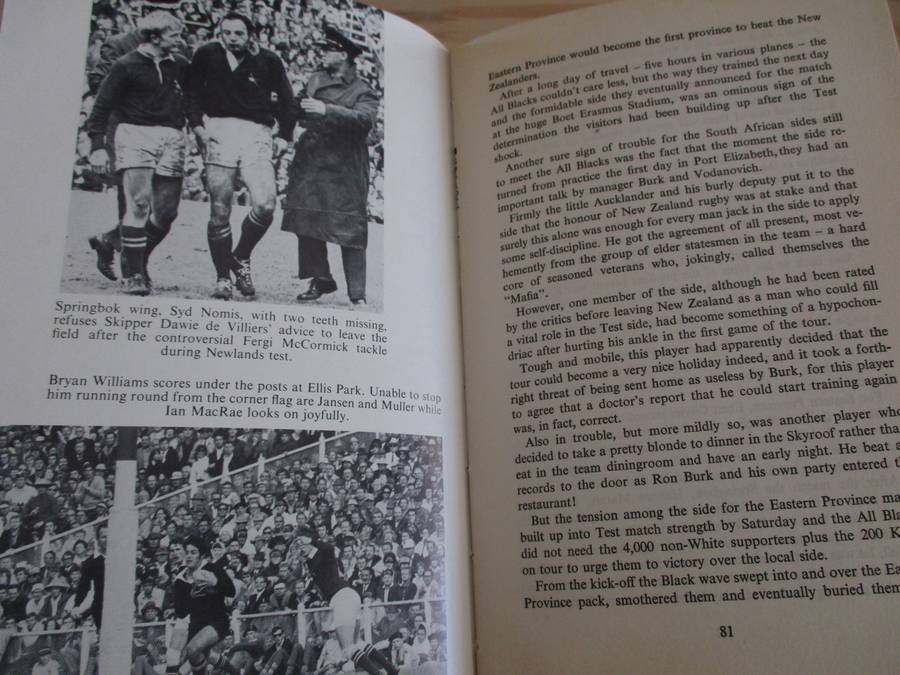 All Black-ed out. By Fred Labuschagne. The 1970 Springbok All Blacks Rugby Series