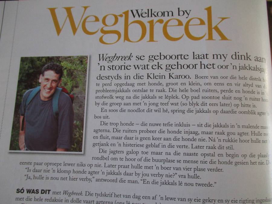 Wegbreek - Die eerste 6 uitgawes
