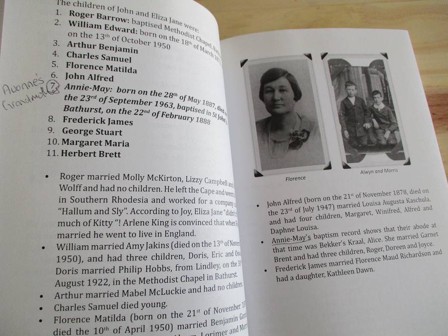 SIGNDE.Two 1820 Settler families: Brent and Hayes  One line of descent Avon Pickering