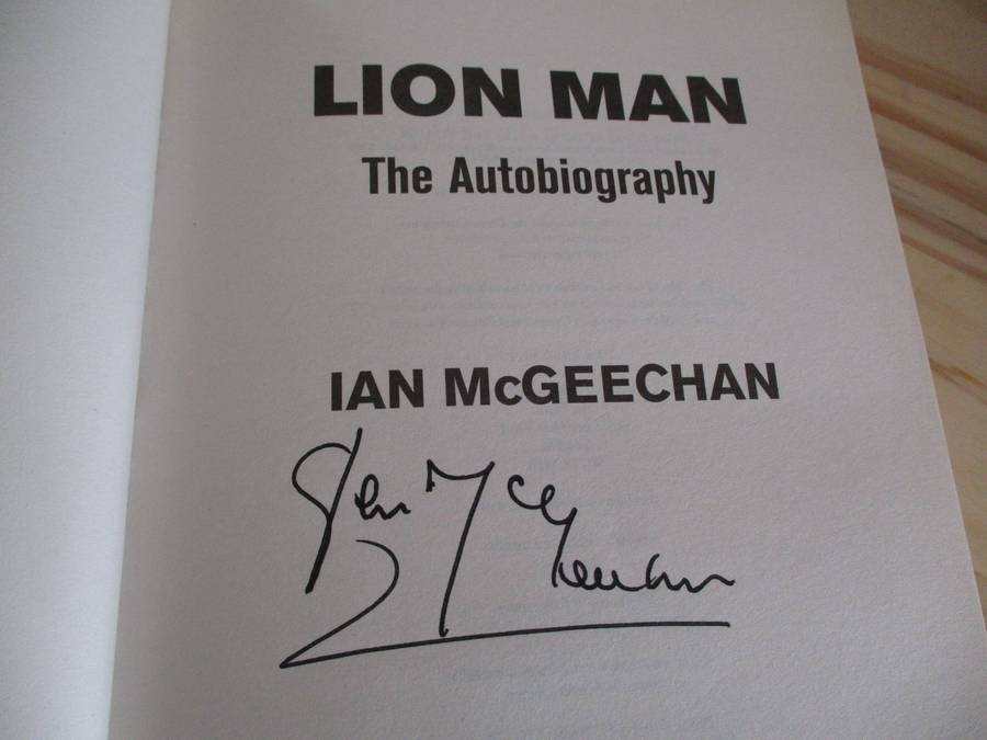 SIGNED. Lion Man The Autobiography  Ian McGeechan