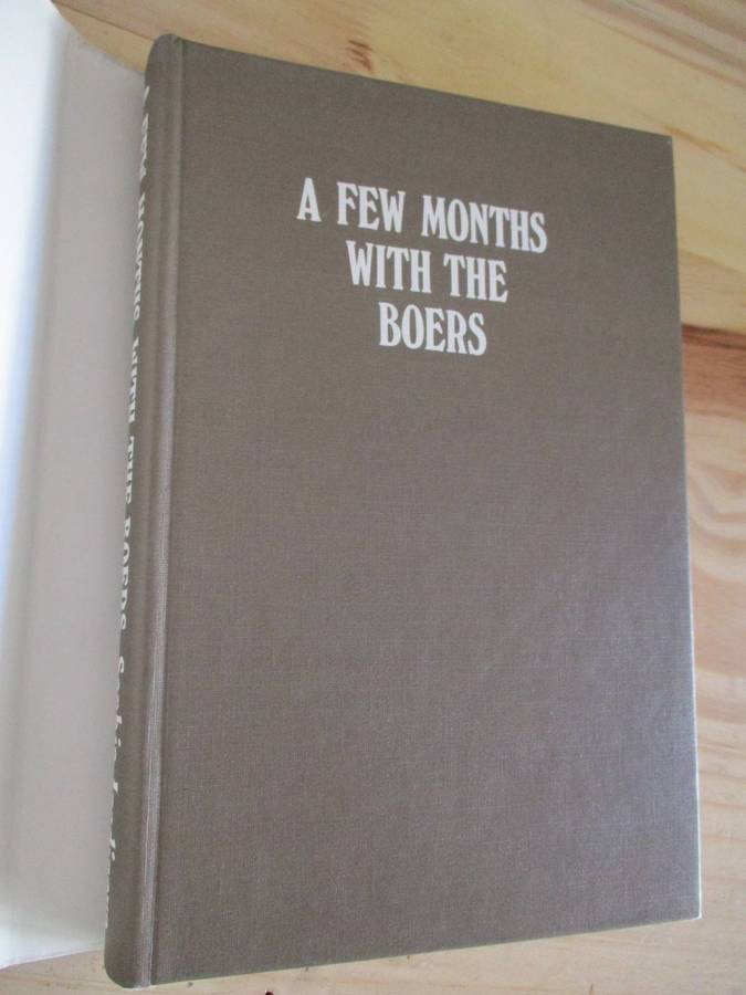 A Few months with the Boers  Sophia Izedinova  The war reminiscences of a Russian nursing sister