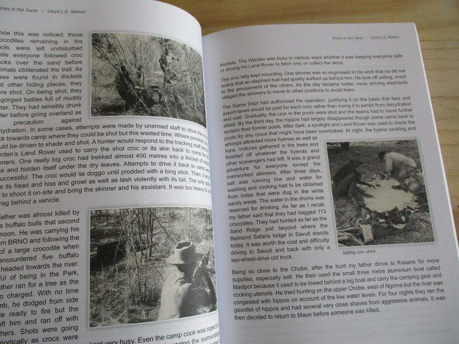 Ashes in the Sand - Pioneering adventures in the wilds of Botswana. Lloyd LE Wilmot