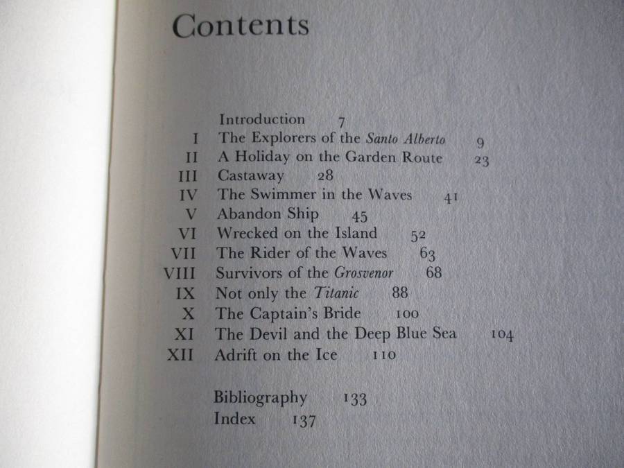 SHIPWRECK! Courage and endurance in the Southern Seas. Jose Burman