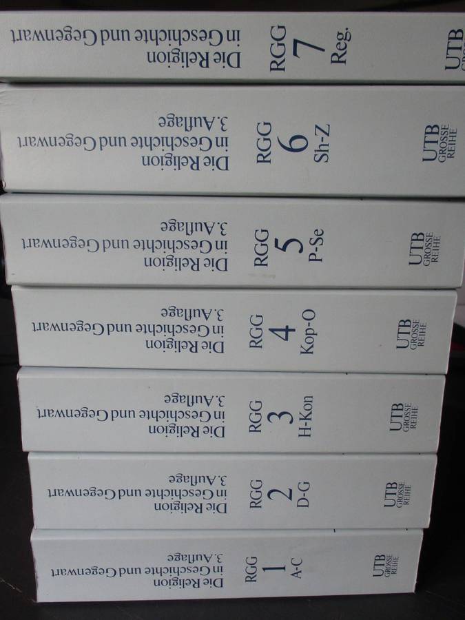 Die Religion in Geschichte und Gegenwart (Mohr/ Siebeck) 7 Volume Set