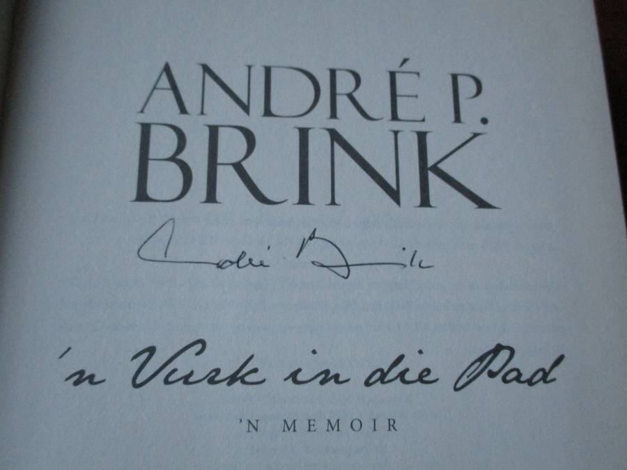 GETEKEN.  Andre P. Brink  'n Vurk in die Pad
