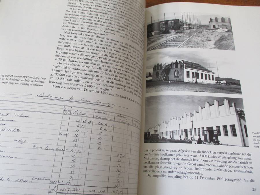LANGEBERG  50 Jaar van Inmaakprestasie 1940-1990  D.J. Van Zyl