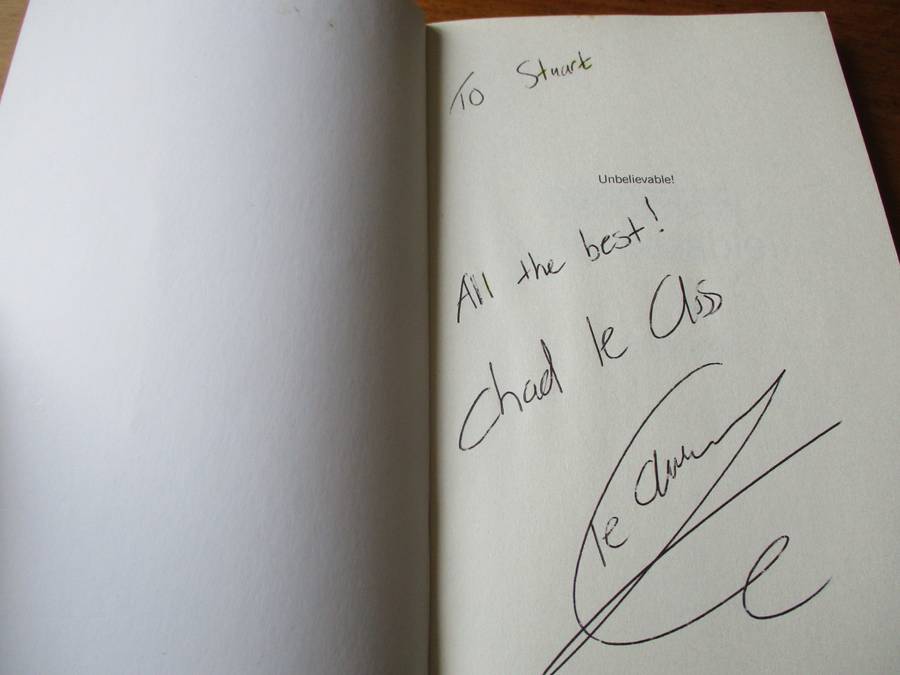 SIGNED. Chad le Clos UNBELIEVABLE
