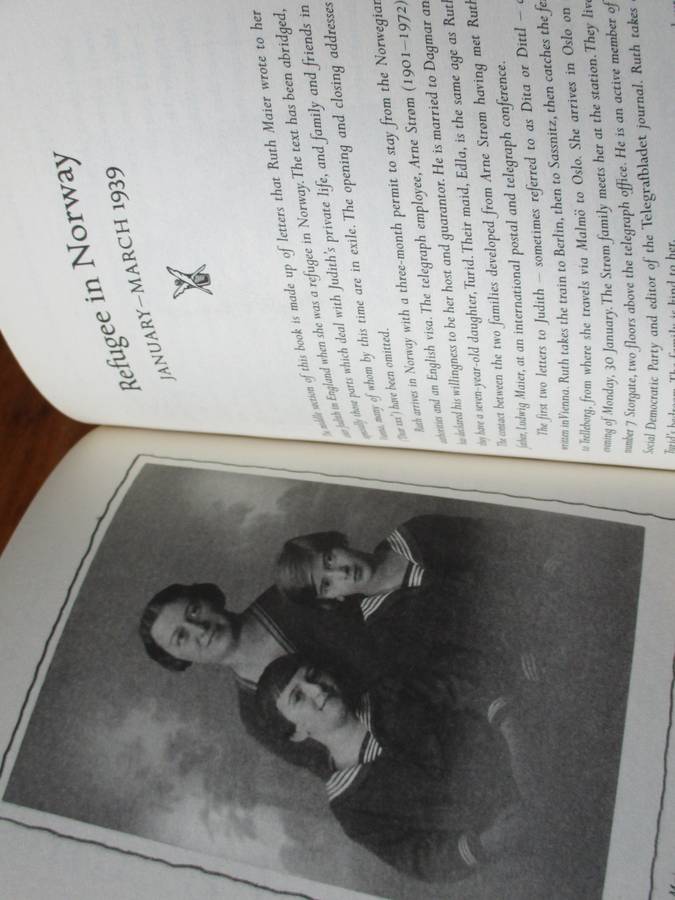 Ruth Maier's Diary  A Jewish Girl's life in Nazi Europe Edited by Jan E Vold