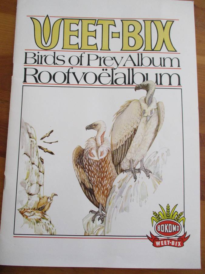WEET-BIX Roofvoël Kaartalbum/ Birds of Prey Album. Complete