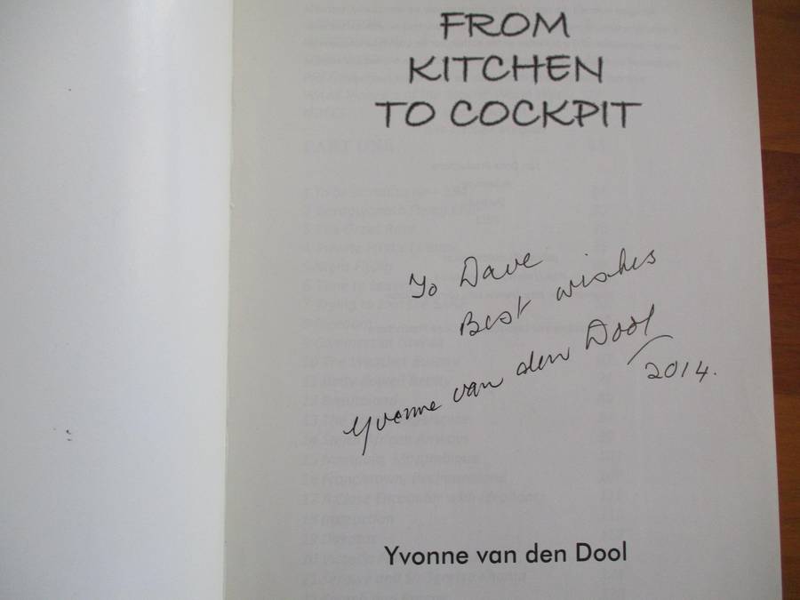 From Kitchen to Cockpit - A Woman's Journey Through the World of Aviation. SIGNED by author