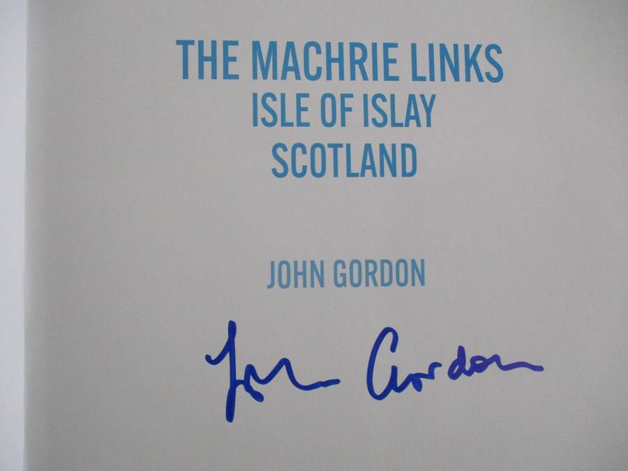 SIGNED.  The Machire Links  Isle of Islay Scotland John Gordon