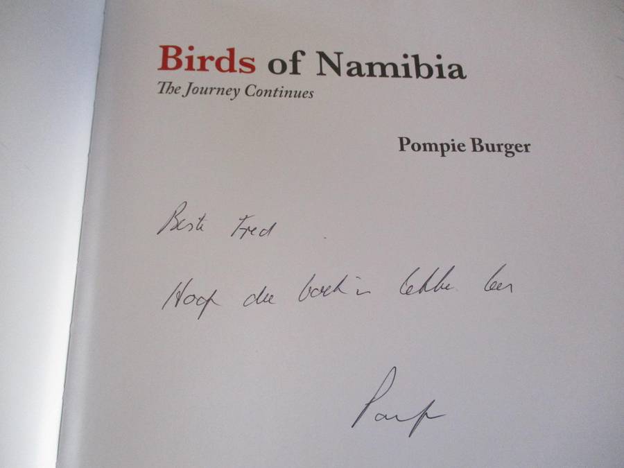 SIGNED. Birds of Naminia  The Journey Continues  Pompie Burger