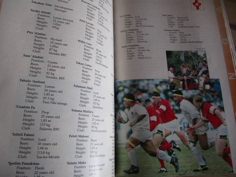 1995 RUGBY WORLD CUP Official Souvenir Programme