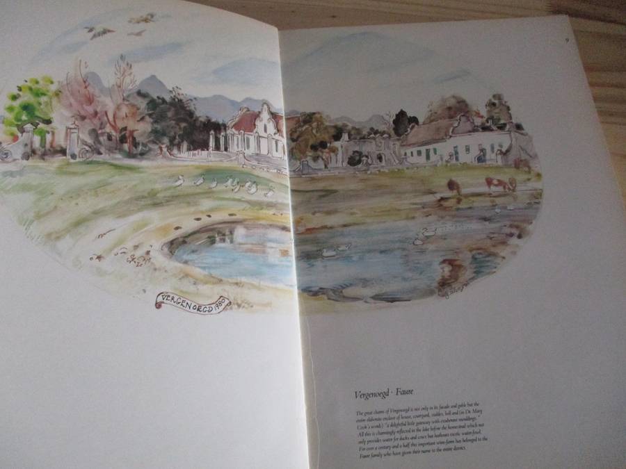 Wine Farms of the western Cape - SIGNED No 621/1500 - Joy Collier