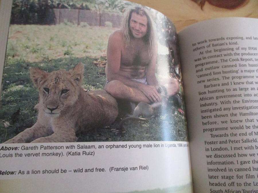 Gareth Patterson SIGNED COPY. Dying to be free
