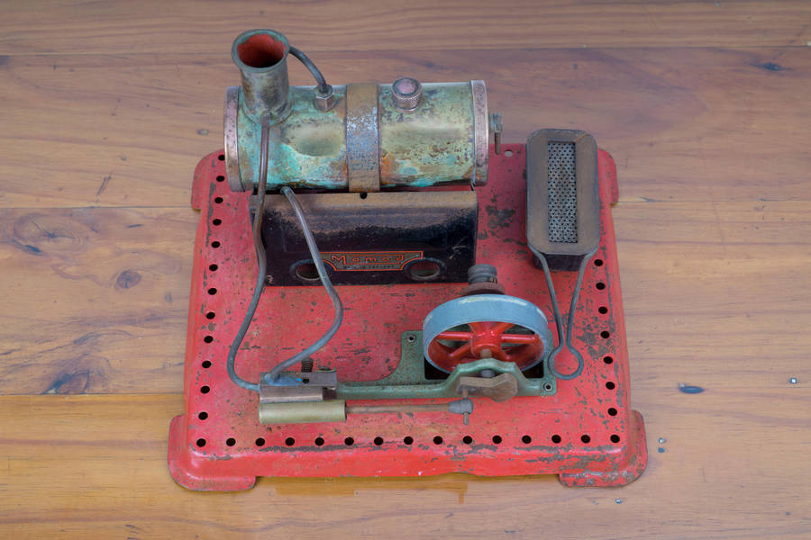 Vintage Mamod stationary steam engine