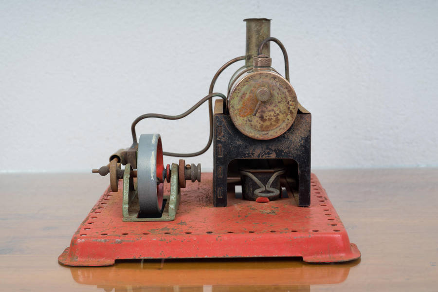 Vintage Mamod stationary steam engine