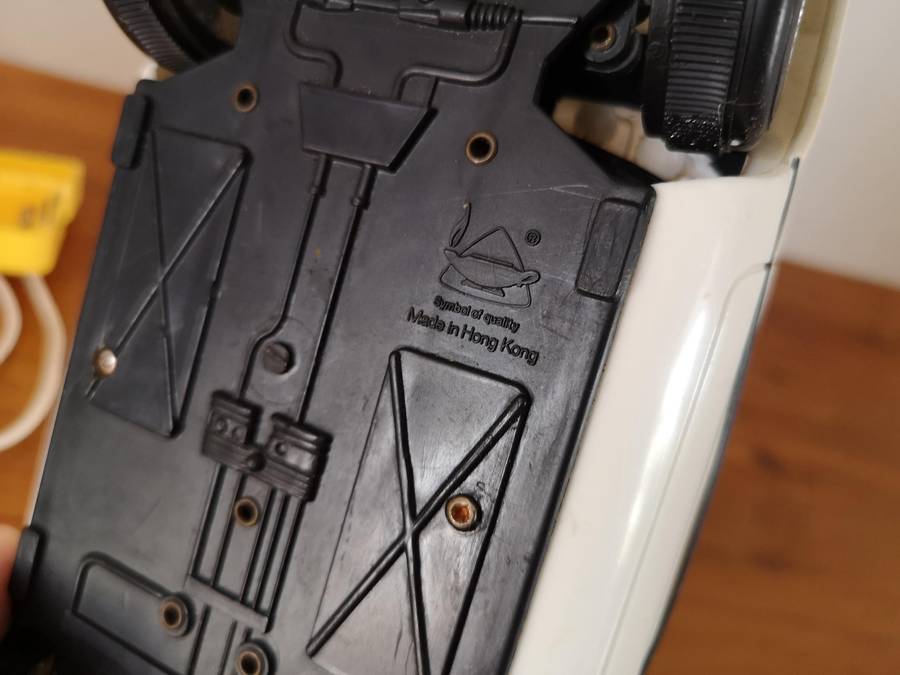 Vintage scale model BMW E25 Turbo remote control car