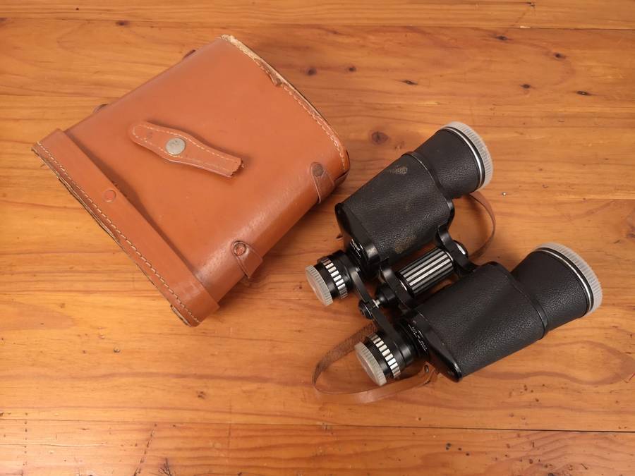 Vintage Halina 10x50 coated optics binoculars