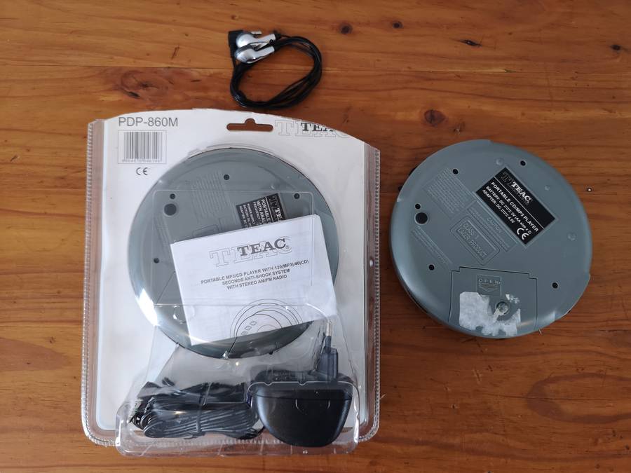 Two Teac portable cd players
