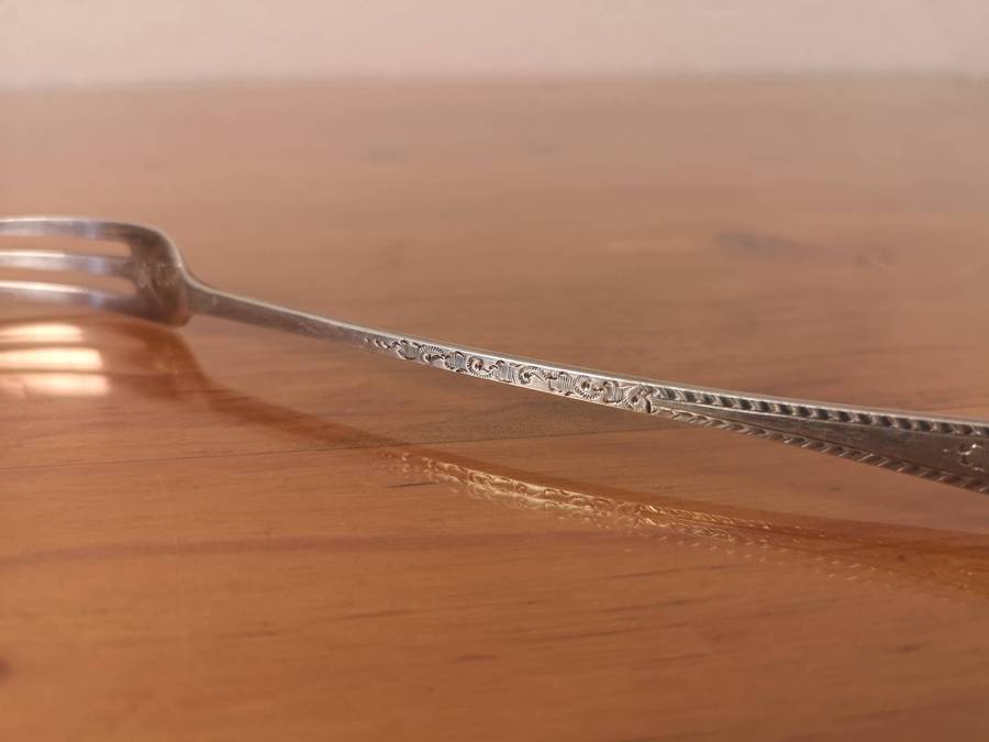 Vintage Sterling Silver Pickle fork