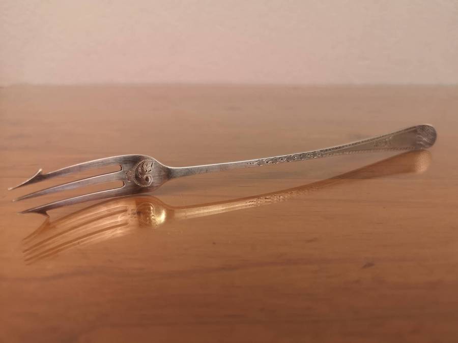 Vintage Sterling Silver Pickle fork