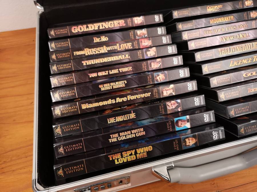 Limited Edition James Bond Ultimate Editions DVD Box Set in Attache Case