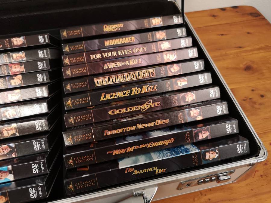 Limited Edition James Bond Ultimate Editions DVD Box Set in Attache Case