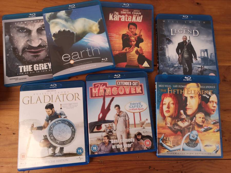 Blu-Ray movies job lot including sealed Lord of the Rings trilogy