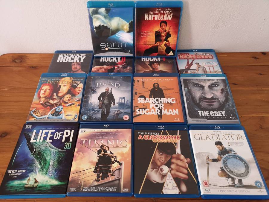 Blu-Ray movies job lot
