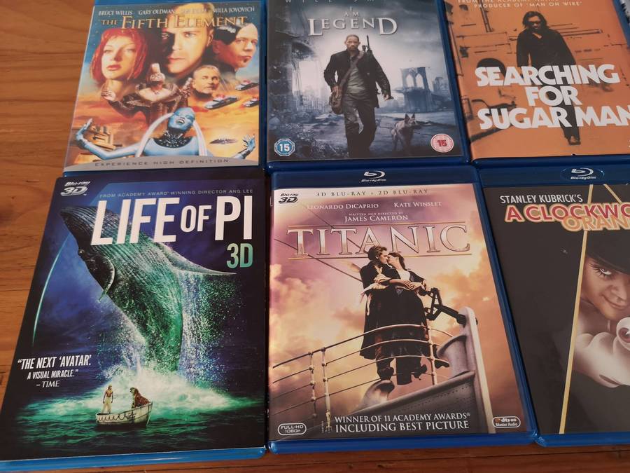 Blu-Ray movies job lot