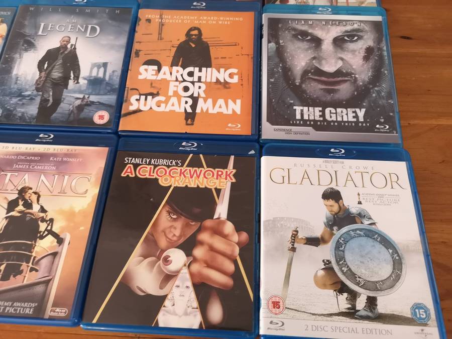 Blu-Ray movies job lot