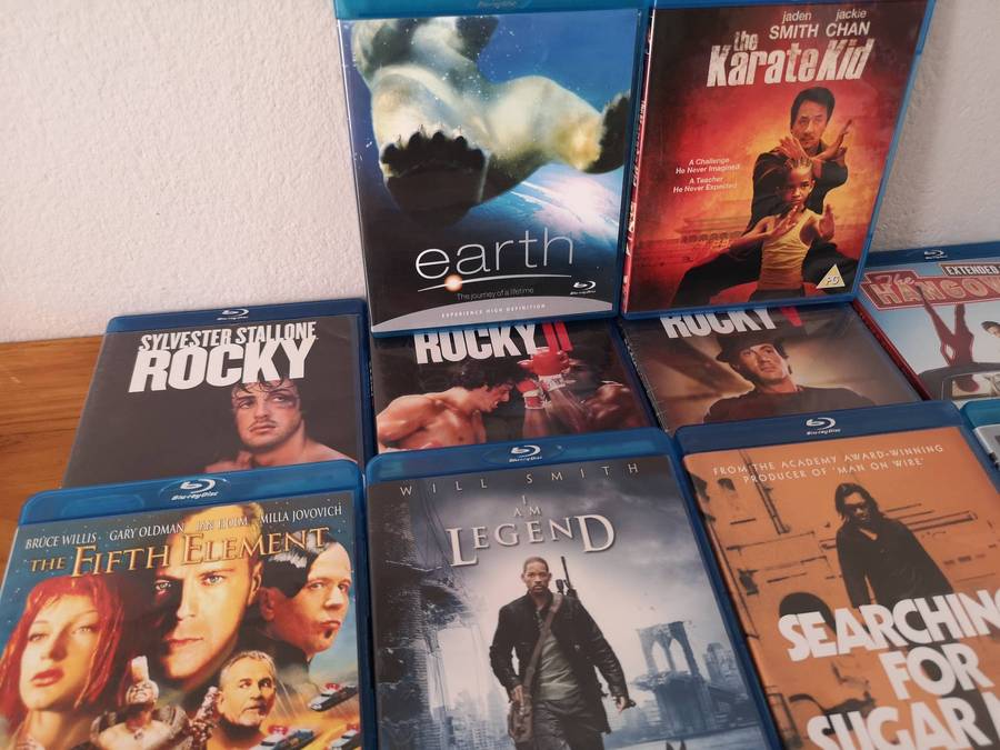 Blu-Ray movies job lot