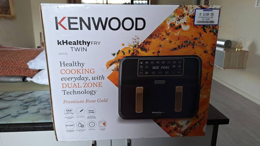 Kenwood Dual K Healthy Fry Airfryer Black