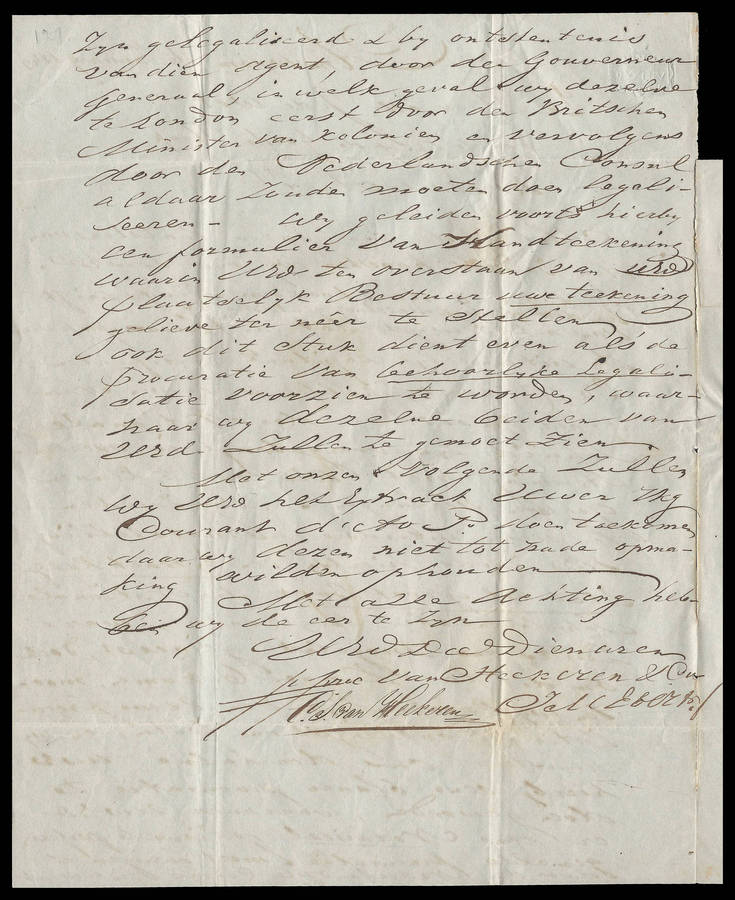 Great Britain.  1849 Entire from Amsterdam to Cape of Good Hope. London Ship Letter cancel on rever