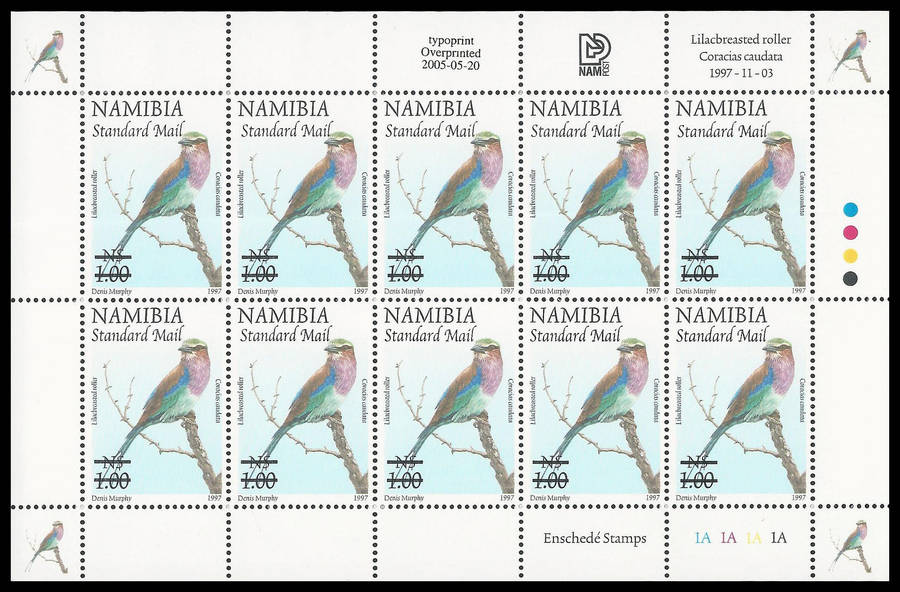 Namibia. 2005 Definitive Surcharges.  UM.  Cat.value R1 000-00+.