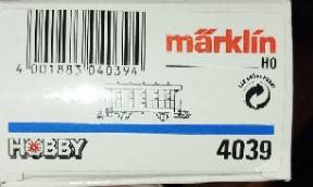 Märklin DR 2nd Class Coach 4039 - HO AC