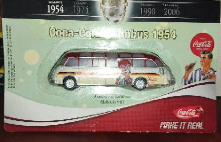 Hermy Coca Cola Football Team Bus 1954 - 1/87 Scale