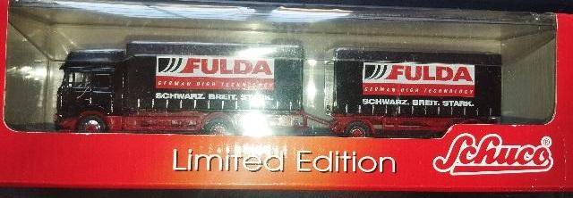 Schuco Junior Line M.A.N. Truck & Trailer - Fulda - Limited Editon - 1/87 Scale